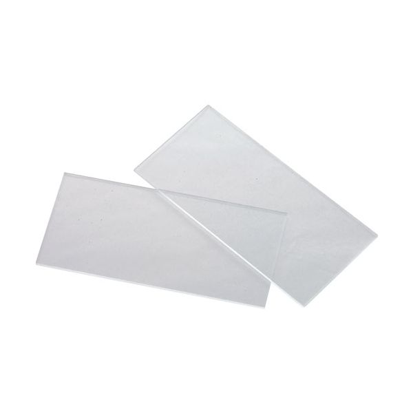 【用途】溶接面遮光レンズの保護。【機能・特徴】電気溶接面用のプラスチックレンズカバーです。【仕様】●入数：2枚。●電気溶接用。●プラスチック。【注意事項ほか】ご使用前にカバープレート両面の保護シートを取り外してください。ワークサポート 保護具 保護メガネPB商品