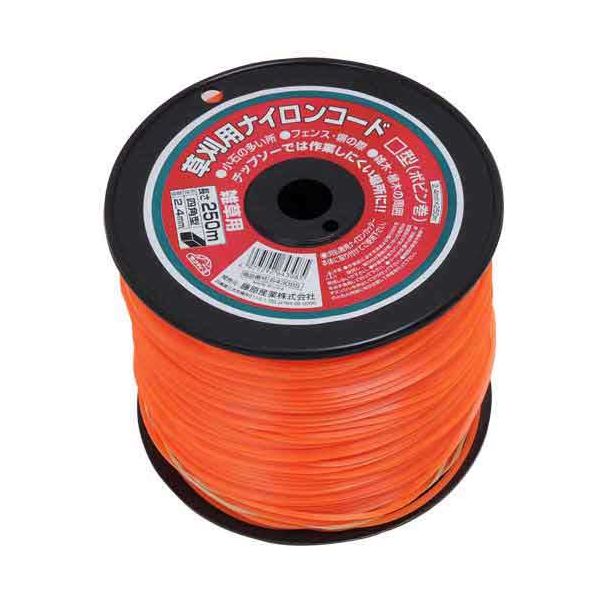 4977292643085 ナイロンコード□型 ボビン巻 4977292643085 セフティ3 セフティー3 藤原産業 四角型 250..