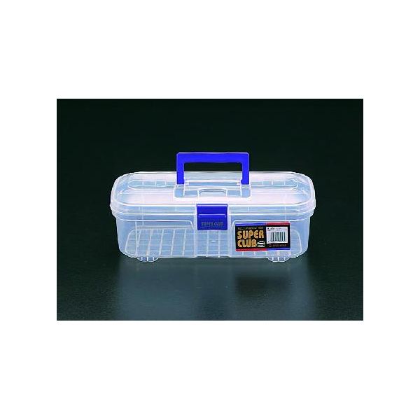 (LINEクーポン有)【個人宅配送不可】【即納在庫品】「直送」エスコ EA505AB-1 347x167x119mm工具箱クリ..