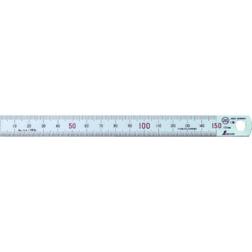 【即納在庫品】「直送」シンワ測定 13501 マグネチックスケール150mm