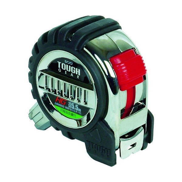 (LINEクーポン有)【即納在庫品】「直送」シンワ測定 80822 コンベックス タフギア HG 幅25mm 長さ5．5m 尺相当 80822