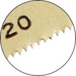 【即納在庫品】「直送」ハウスB．M HB-20 電子ジグソー替刃 5枚入り 鉄工・ステンレス用 24山 2