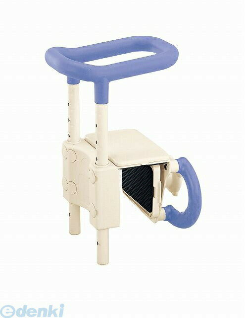 4970210510926 高さ調節付浴槽手すり UST-130 ブルー アロン化成 入浴関連 レッド