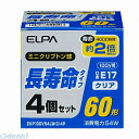 朝日電器 ELPA EKP100V54LW-C4P チョウジュミョウミニクリ54W4P