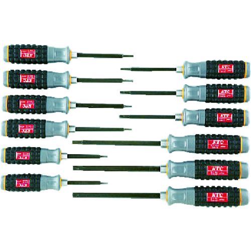 【即納在庫品】「直送」KTC 京都機械工具 工具 TD1T12 樹脂柄T型トルクスドライバセット[12本組]