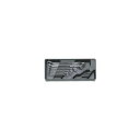 【即納在庫品】「直送」KTC 京都機械工具 工具 TM506 両口めがねレンチセット 6本組 12角 樹脂成形トレイ W445×D185×H52 付き