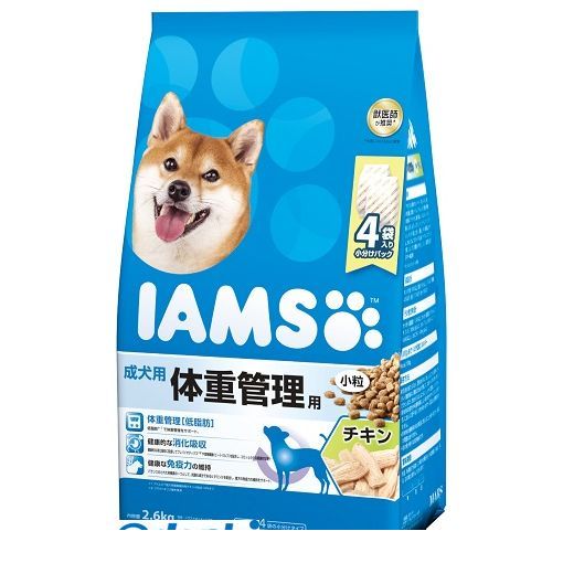 (LINEクーポン有)マースジャパンリミテッド ID224 アイムス成犬用体重管理用チキン小粒2．6kg IAMS ド..