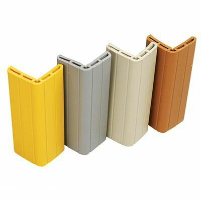 水上金属 1-9111 かどまる君　色：イエロー　L＝2000ミリ　W35×W35×厚6ミリ　両面テープ付 19111