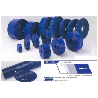 カクイチ 20605101 送水ホースマックスフローSD25mm 10M巻