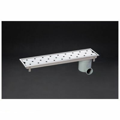 【商品説明】■特徴：浴室・トイレの主排水に使用できます。上フタの形状は逆U字型なので、ズレや踏み外れることがなく安全です。本体部、上フタはさびにくいステンレス製です。■サイズ：長さ144×幅744mm■詳細仕様1：SUSパンチング：丸穴■詳細仕様2：150角タイル用■詳細仕様3：SUSパンチング仕様