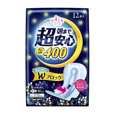 【同梱不可】【お一人さま1点限り】大王製紙 4902011881332 エリス朝まで超安心400【特に心配な夜用】羽つき12枚入×16パック