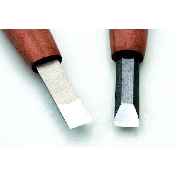 iDECA 楽天市場店の道刃物工業 20010150 ハイス彫刻刀 平刀 1．5mm｜アングル2