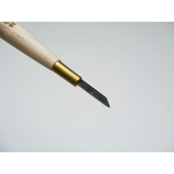 iDECA 楽天市場店の道刃物工業 40320600 版画刀 印刀 左 6mm｜アングル3