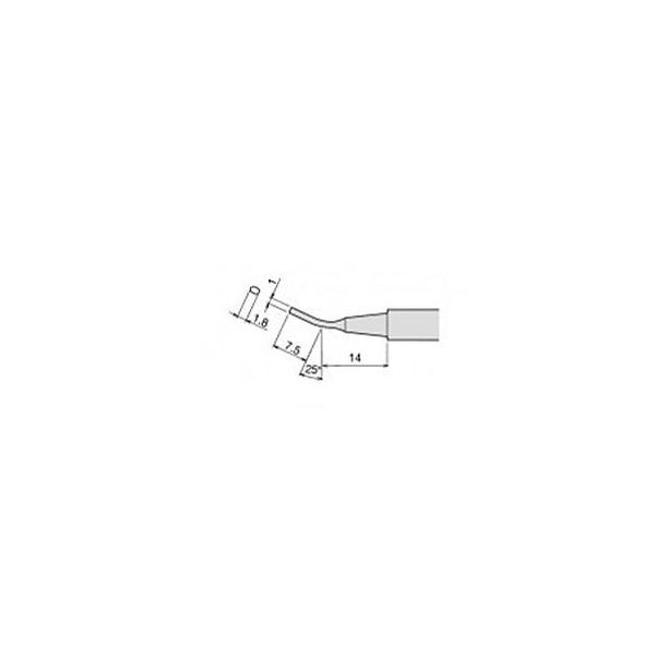 (LINEクーポン有)太洋電機産業 goot PX-60RT-1.8H 替こて先 1．8H型 PX60RT1.8H【...