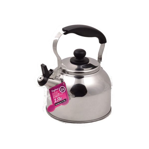 (LINEクーポン有)パール金属 HB-7350 デイトナプラス ステンレス製広口笛吹きケットル1.9L HB7350【キ..