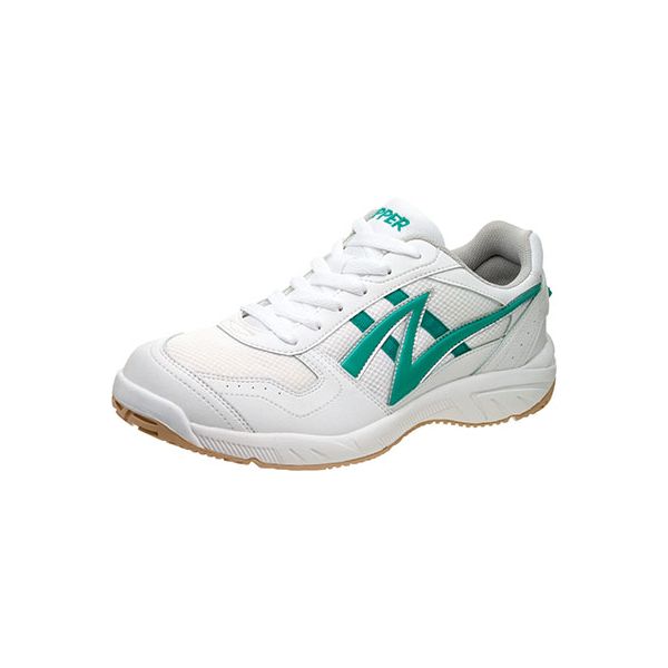 アサヒシューズ ASAHI KD78763 アサヒグリッパー 37 ホワイト／グリーン 22.0cm 4963507568946