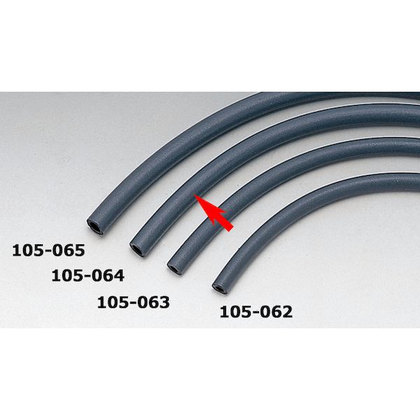 キジマ KIJIMA 105-064 ホース タイユ 2ソウカン ナイケイ 6．0mm／1m グレー 105064 耐油 ガソリン対..