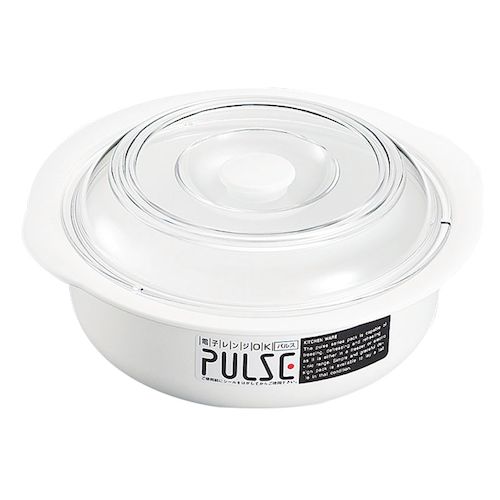 【商品説明】●パルスレンジ容器 電子レンジ対応容器で、料理がラクラク。蒸し料理などに、水を入れて目皿をセットすれば、肉まんやシューマイ、冷えたごはんなどふっくらつややかに仕上がります。フタをしたまま電子レンジに使用できます。 ●本体・目皿:耐熱温度150℃　食器洗浄機:使用可　電子レンジ:使用可●フタ:耐熱温度140℃ 食器洗浄機:使用可　電子レンジ:使用可※ポリカーボネイト樹脂は性質上アルカリ系の洗剤を使用すると製品が割れるおそれがあります。洗浄の際は中性洗剤をおすすめします。