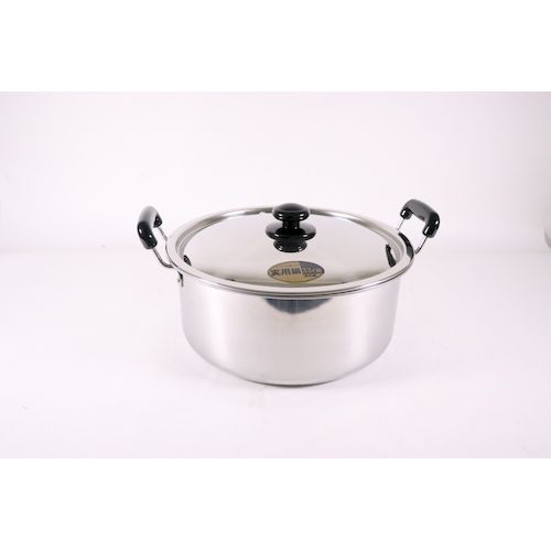 Ih Incompatible - 【1個入】4949362389131 カンダ 18−0モリブデン実用鍋 両手 33cm 11．9L