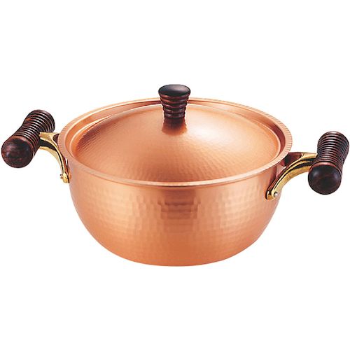 4518160004869 新光金属 銅楽 まごころ両手鍋 21cm MD−0103