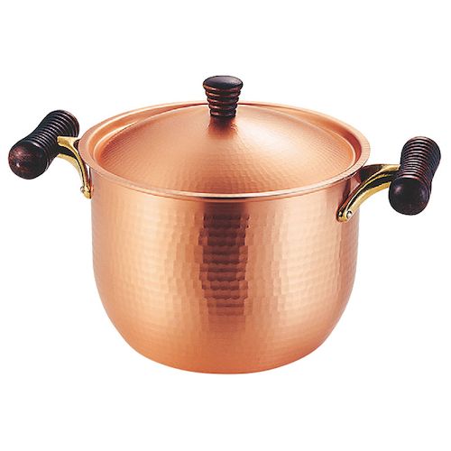 4518160004876 新光金属 銅楽 まごころ深型鍋 21cm MD−0104