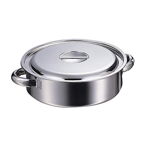 Ih Incompatible - 4560127493575 赤川器物製作所 AG 18−8外輪鍋 30cm 6．8L