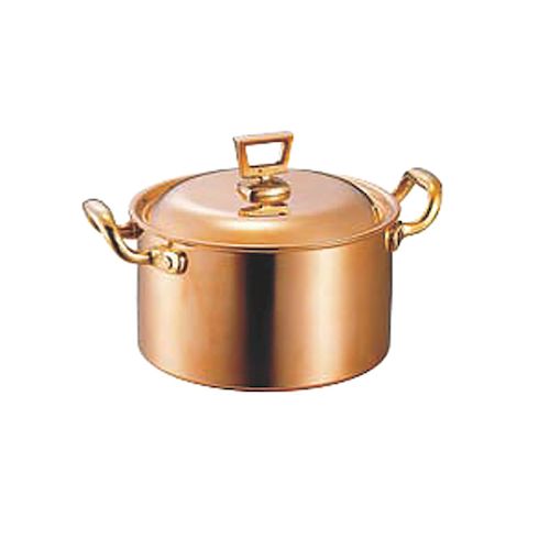 4562283617529 和田助製作所 銅両手鍋深型蓋付18cm