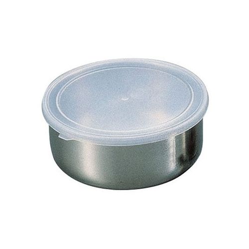 030005 寿金属工業 18−8丸フリージングボール中 PE蓋付