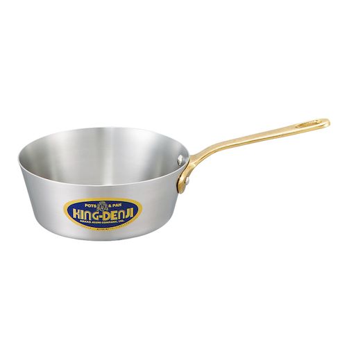 4571335092634 中尾アルミ製作所 キングデンジ テーパー付ソテーパン 15cm 0．8L