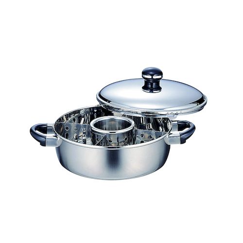 4953794000243 宮崎製作所 オブジェOJ-8-2オデン湯豆腐鍋 中子＆仕切＆お玉＆穴明お玉付