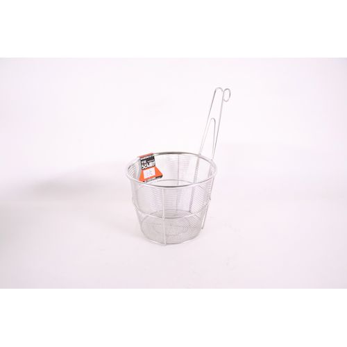 【1個入】4977544063166 本間冬治工業 BK 共柄平底うどんてぼ 特大 内径180mm