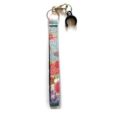 【個数：1個】蝶屋物産 Z-148 直送 代引不可・他メーカー同梱不可 ちりめんストラップ【青】 Z148