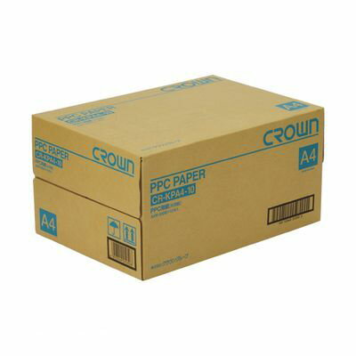 クラウン CR-KPA4-10-W PPC用紙【500枚×10冊】 CRKPA410W