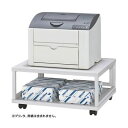 クラウン03-3864-5100【商品説明】■外寸：幅600×奥500×高300mm■総耐荷重：80kg■重量：11kg■材質：天板／フレーム／棚板＝スチール，キャスター＝PA■キャスター付4953349010475