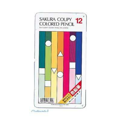 サクラクレパス PFY12 クーピー色鉛筆12色 スタンダード