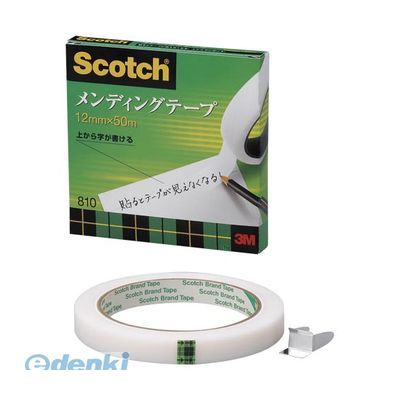 3M スリーエム 810-3-12 メンディングテープ 大巻12mmx50m【1巻】 810312