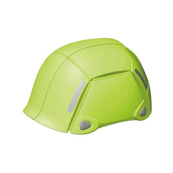 (LINEクーポン有)トーヨーセーフティ NO100LM 防災用折りたたみヘルメット BLOOM ライム トーヨーセー..