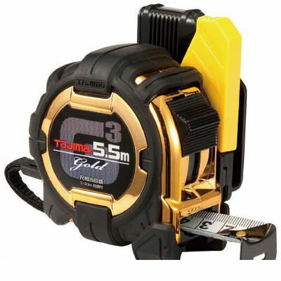 (LINEクーポン有)TJMデザイン SFG3GL2555SBL セフコンベ G3ゴールド ロック25 5．5m／尺 タジマ 尺相当..