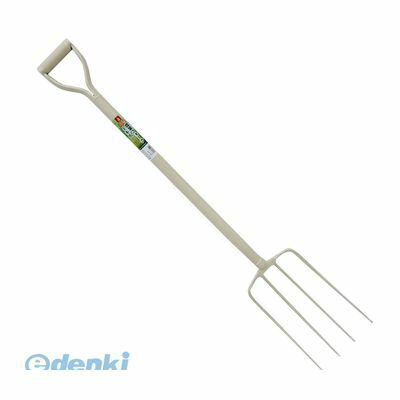 (LINEクーポン有)4969968329997 GARDEN FRIENDS スチールパイプ柄 農業フォーク 4本爪