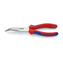 【即納在庫品】「直送」クニペックス KNIPEX 2625-200TBK 先曲ロングラジオペンチ 落下防止ツール付き 200mm 2625200TBK(3)