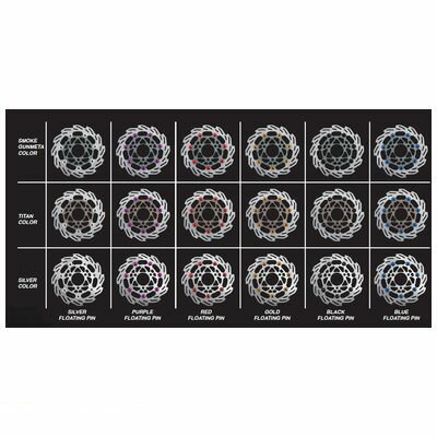 (LINEクーポン有)シフトアップ SHIFT UP 260056-29 GROM 220MMWAVE F．Dロータ SM．メタ／BK ウェーブフローティングディスクローター グロム ブラックピン