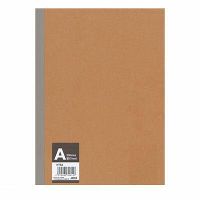 (LINEクーポン有)アピカ NT8A 【10個入】 無地表紙ノート A罫 糸綴じノート