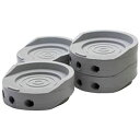 【即納在庫品】「直送」和気産業 EGH-006 HYPER防振ゴム φ70X25mm グレー 4個入(4)