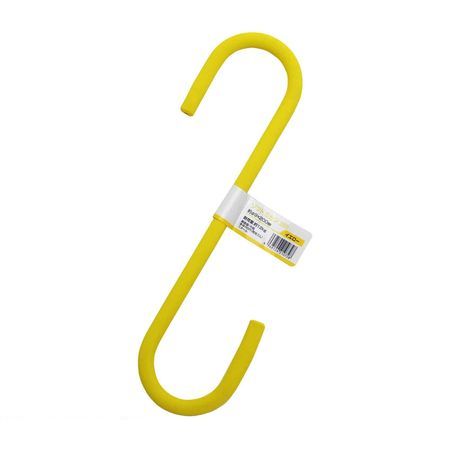 カーボーイ0475-55-7820【商品説明】■パイプや手すりに取付けてカバンや小物を吊り下げるのに便利！■Sカンをラバー皮膜しており、掛けたものが「滑りづらく」「キズがつきにくい」です。■すべりやすい物の吊り下げに■色：イエロー■サイズ(...