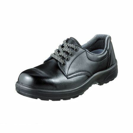 【商品説明】【特長】ウレタン2層底+樹脂先芯で従来のゴム底安全靴よりも約20%軽量化した短靴。【用途】軽作業、運搬作業、土木業、造園、建築【注意】■素材の特性上、熱作業や金属の切り屑の出る作業、薬品を使用する現場での使用は避けて下さい。【形状】短靴【色】ブラック【サイズ(cm)】26【材質(アッパー)】牛革クロム(型押ソフト)【材質(ソール)】ポリウレタン2層【標準質量(g/片足)】415(25.5cm)【機能】軽量【JIS規格】JIS T8101 革製S種(普通作業用) 合格【足幅】3E【材質(先芯)】樹脂【甲被タイプ】紐タイプ4941706010114