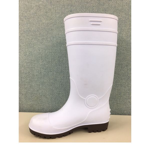 (LINEクーポン有)GDJAPAN ジーデージャパン 4589969282840 RB−718 PVC耐油底安全長靴 ツヤ消し ホワイ..