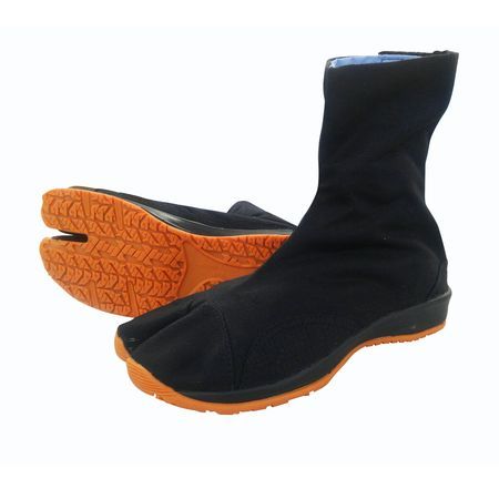 日進ゴム 4932807072439 祭りたび8型エアー エアークッション付き【マジック】 黒 25．5 祭足袋 C-自力..