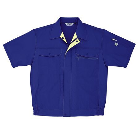 【商品説明】■素材：強撚トロピカル■ポリエステル80%　綿20%（再生ポリエステル55%使用）■エコ素材　涼感素材　静電気帯電防止素材　プリーツ■ディティールにこだわった男女ペアユニフォーム！■バックプリーツで動きやすい、安心・安全の東レエコ素材使用、フロントファスナー、樹脂ボタン4532484528078