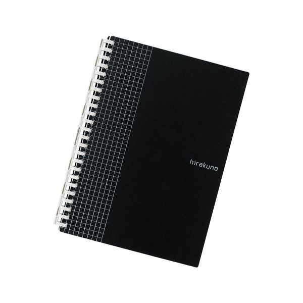 リヒトラブ LIHIT LAB. N-1673-24 hirakuno ツイストノート A5・S型 24穴 24ブラック N167324 ヒラクノツイストノート(3)