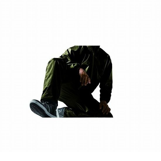 【商品説明】あなたのサイズに足元ピッタリ」●ボタンでラクラク裾上げ×裾絞り調節機能付き●フード2段階調節ボタン付き・裾上げ3段階調節ボタン脚丈に合わせて最大約10cmの股下調節が可能。●素材　表：ポリエステル100％　PVCラミネート裏：ポリエステル100％　メッシュ●耐水圧（mmH20）:100144939108003858